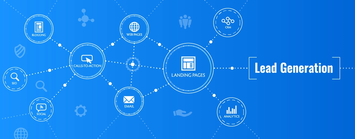 lead generation system for business diagram
